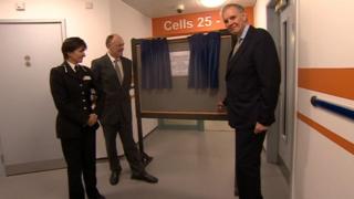Jonathan Aitken opens new custody suite