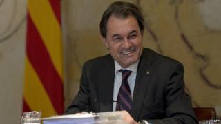 Catalan President Artur Mas