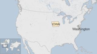 Map of Iowa