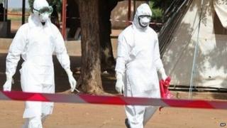 Health workers in Mali
