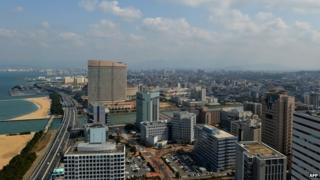 A view of Fukuoka