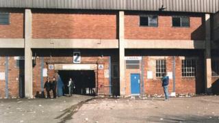 Leppings Lane end at Hillsborough