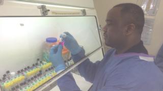 Ebola centre Pic: Brian Innes