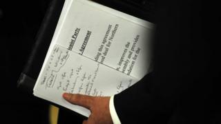 The idea of setting up an opposition was contained in the Stormont House Agreement in December
