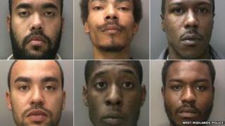 Six of the men