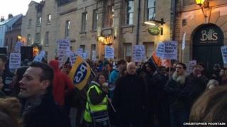 Протест в Оксфорде