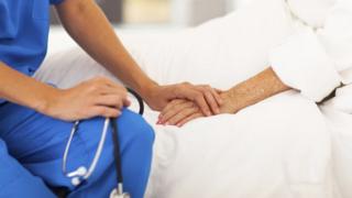 Nurse and patient