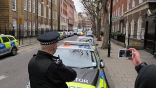 Police on Foley Street