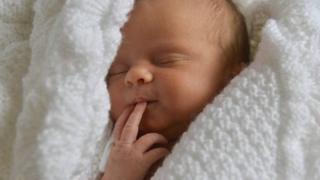 Five-day-old baby girl