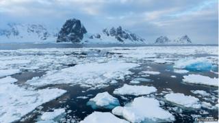 Icy water