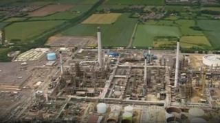 Aerial view of Total