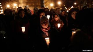 Vigil in Washington DC