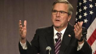 Former Florida Governor Jeb Bush speaks to the Chicago Council on Global Affairs, 18 February 2015