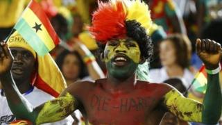 Ghana fan in Brazil