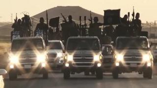 A video released by Islamic State's official Al-Raqqa site on 23 September 2014 purportedly showing new recruits