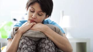 Tired woman