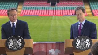 David Cameron a Nick Clegg