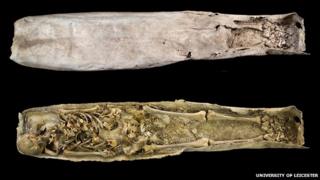 The lead coffin