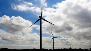 wind turbines