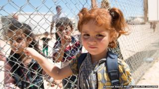 The "Rainbow Kindergarten”, the first pre-school in Zaatari refugee camp in Jordan