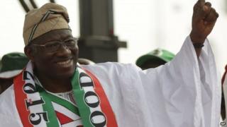 Nigeria's President Goodluck Jonathan pictured in January 2015