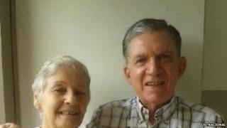 Rodolfo Gonzalez (right) and his wife Josefa