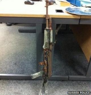 AK-47 assault rifle found on Peacehaven beach