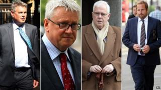 Geoff Webster, Fergus Shanahan, John Kay and Duncan Larcombe (L-R)