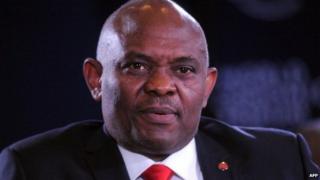 Nigerian businessman Tony Elumelu in Abuja on 9 May 2014