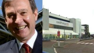Roger Lewis a Maes Awyr Caerdyydd