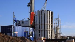 There has been local opposition to shale gas test wells