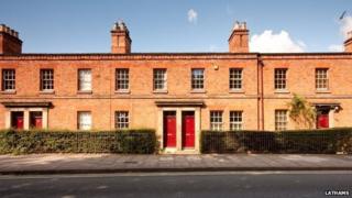 Railway cottages in Derby