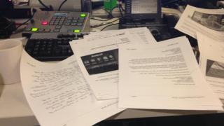 Paper on my desk