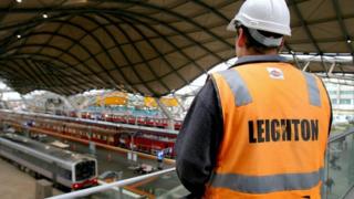 Leighton worker