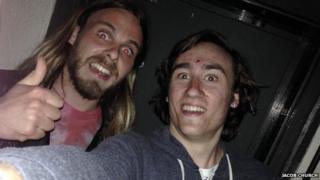 'Selfie' from inside vault