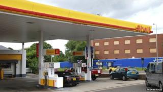 Petrol station