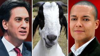 Ed Miliband, a goat and Clive Lewis