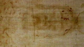 The Turin Shroud. Photo: 18 April 2015