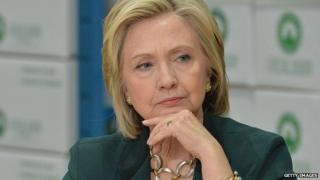 Democratic presidential candidate Hillary Clinton.