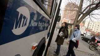 New York bus (file image)