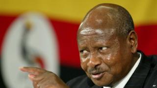 Ugandan President Yoweri Museveni