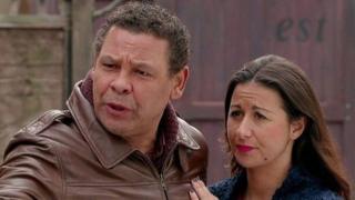 Craig Charles and Hayley Tamaddon