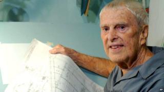 Oscar Holderer pictured at his home in Huntsville, Alabama, in 2013