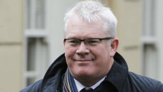 Former chief executive of Ulster Bank Cormac McCarthy arriving at Leinster House, Dublin, to attend the Oireachtas Banking Inquiry on Wednesday