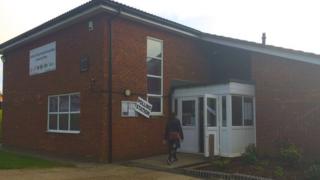 Polling station in Leighton Buzzard