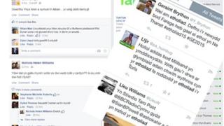 Y drafodaeth ar-lein Gymraeg