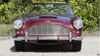 The ultra-rare left hand drive 1962 Aston Martin DB4 Series IV Vantage Convertible originally owned by Sir Peter Ustinov