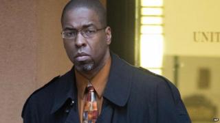 Jeffrey Sterling, a former CIA officer, leaves the courthouse in January