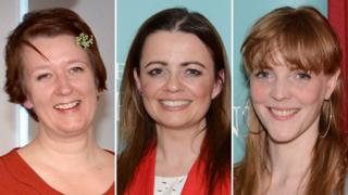 (l-r) Claire Fuller, Carys Bray. Emma Healey