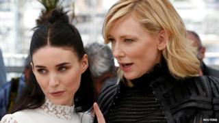 Rooney Mara and Cate Blanchett